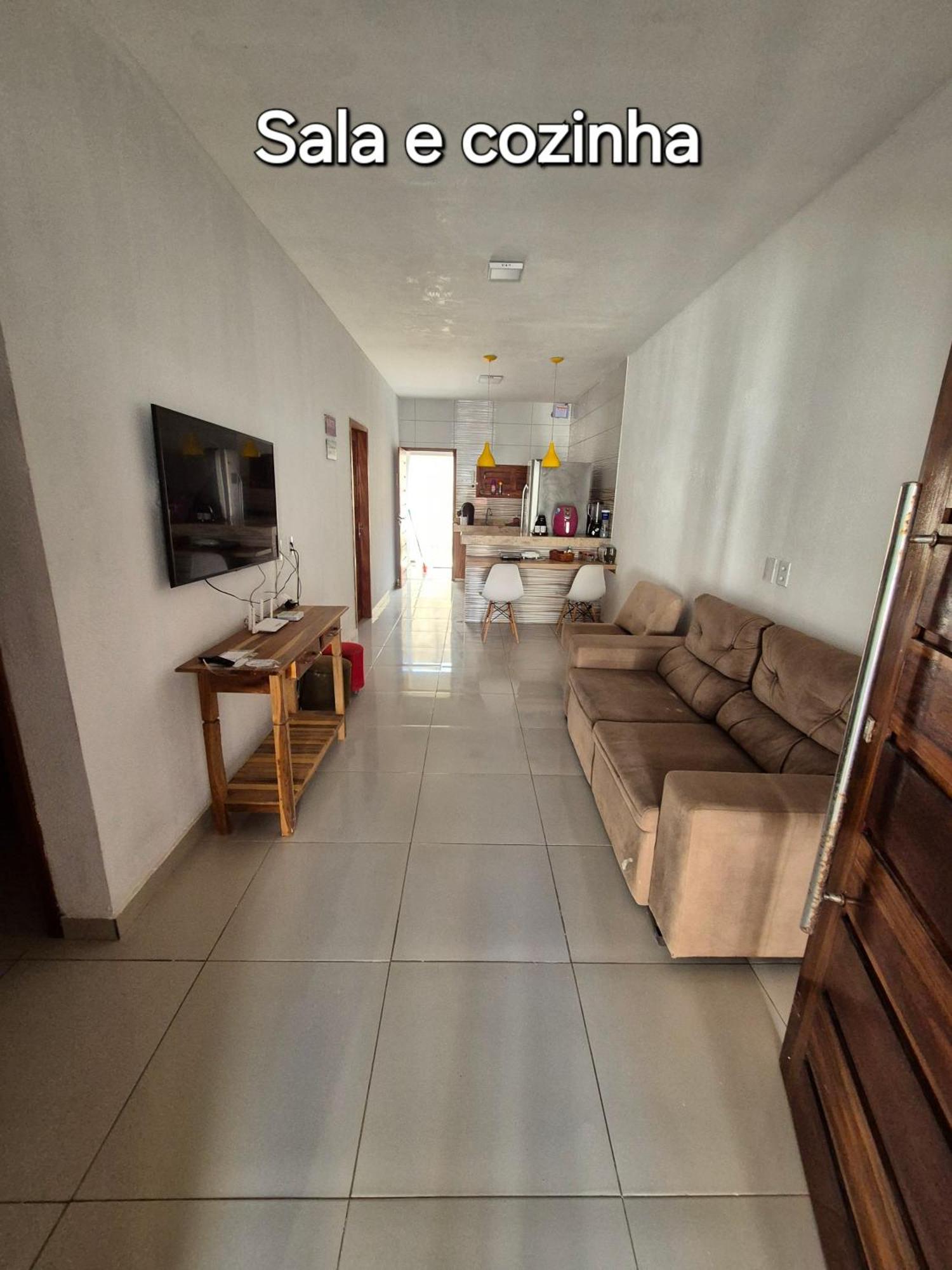 Casa Na Praia Com Vista Para O Mar Luis Correia Bagian luar foto