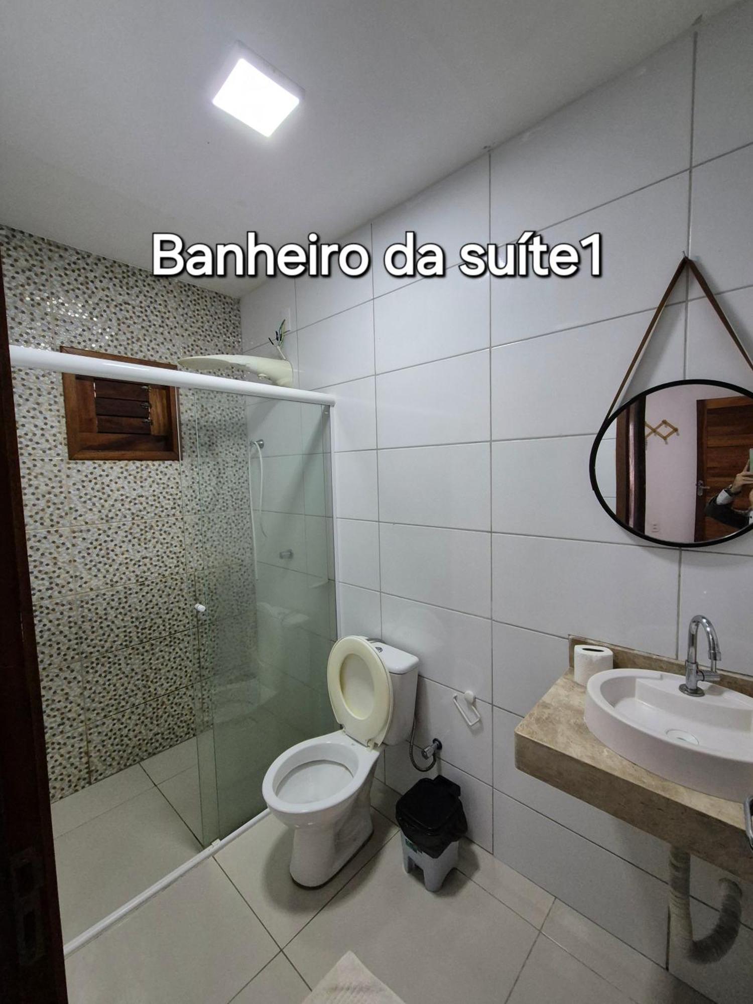 Casa Na Praia Com Vista Para O Mar Luis Correia Bagian luar foto