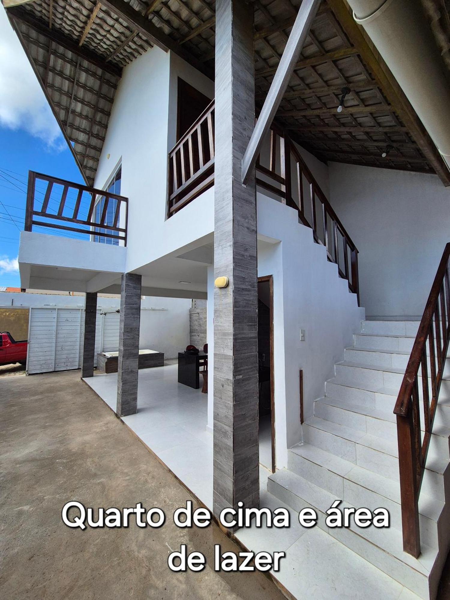 Casa Na Praia Com Vista Para O Mar Luis Correia Bagian luar foto