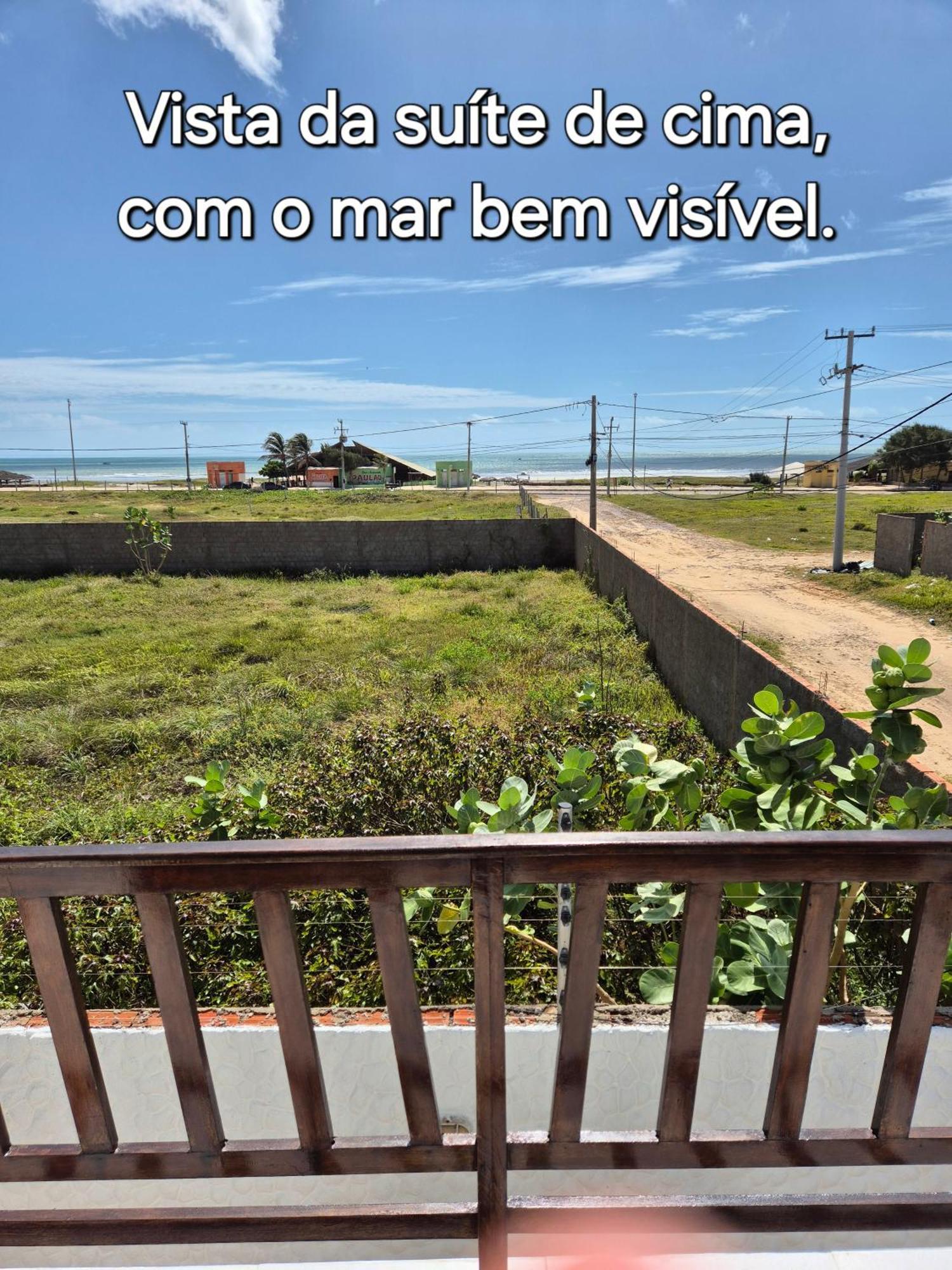 Casa Na Praia Com Vista Para O Mar Luis Correia Bagian luar foto